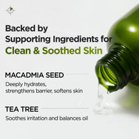 Thumbnail for P.CALM Underpore Holy Basil Cleansing Oil – Holy Basil & Tea Tree for Deep Pore Cleansing, Blackhead Removal, and Makeup Removal, Korean Skincare (190ml / 6.42 fl.oz)