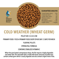 Thumbnail for MICROBE-LIFT MLLWGMD Cold Weather Floating Fish Food Pellets with Wheat Germ for Ponds, Water Gardens, and Fountains, for Live Goldfish and Koi, 2.25 Pounds