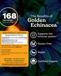 Thumbnail for Herb Pharm Certified Organic Golden Echinacea Liquid Extract for Immune System Support - 4 Ounce