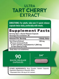 Thumbnail for Nature's Truth Tart Cherry Extract Capsules | 90 Count | Non-GMO & Gluten Free Supplement