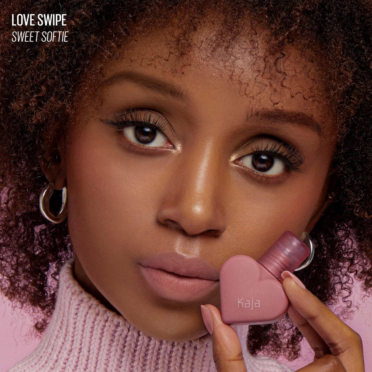 Kaja Lip Mousse - Love Swipe 02 Sweet Softie| with Raspberry Seed Oil and Vitamin E, Buildable, Blendable, Moisturizing, Velvet Finish, Weightless Texture, Deep Shades, 0.22 Oz
