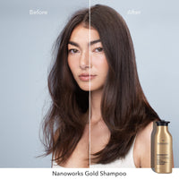 Thumbnail for Pureology Nanoworks Gold Shampoo | For Very Dry, Color-Treated Hair | Renews Softness & Shine | Sulfate-Free | Vegan