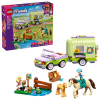 Thumbnail for LEGO Friends Horse & Baby Foal Trailer Building Toy for Girls & Boys - Pretend Play Set for Kids, Ages 7+ - W/Autumn & Matilde Minidolls, Toy Animals, & Accessories - Gift Idea for Birthdays - 42695