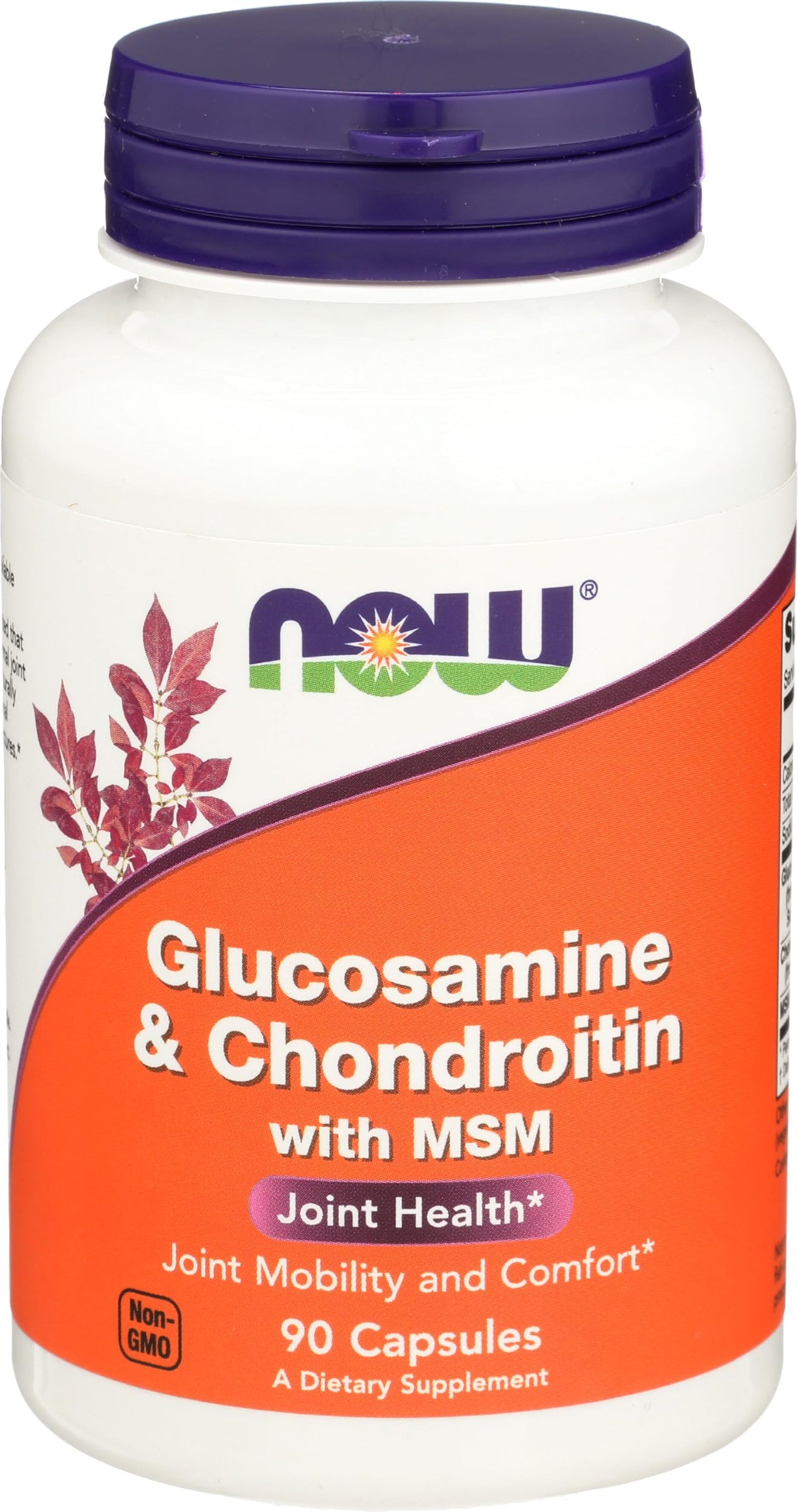 NOW Foods Glucosamine & Chondroitin with MSM, 90 Count
