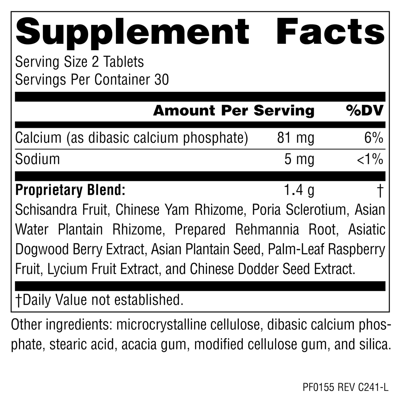 Planetary Herbals Schisandra Adrenal Complex 710mg with Yam Rhizome, Poria Sclerotium & More - 60 Tablets