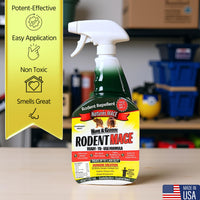 Thumbnail for Nature's Mace Rodent Repellent Spray, Keep Mice Out, Mouse Deterrent, Indoor, Outdoor, 40 Ounce Ready-to-Use, Safe to Use Around People, Pets, Plants