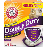 Thumbnail for Arm & Hammer Double Duty Clumping Cat Litter, 40lb Box