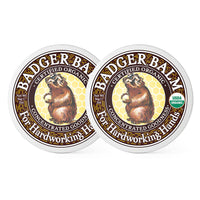 Thumbnail for Badger Healing Balm, Hard Working Hands Cream, Organic Hand Cream for Dry Cracked Hands, Long Lasting Hand Moisturizer/Dry Hands Treatment, 2 oz Tin, 2-Pack