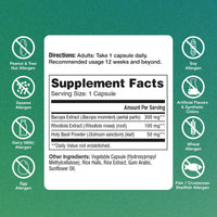 Thumbnail for One A Day Cognitive Supplement – Brain Supplement to Support Cognitive Performance for Men and Women with Bacopa. Also includes Rhodiola, & Holy Basil, 30 Capsules (Packaging May Vary)