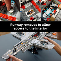 Thumbnail for LEGO Marvel S.H.I.E.L.D. Helicarrier - Collectible Building Set for Adults, Ages 18+ - Marvel Bedroom or Home Office Decor - Includes 6 Minifigures - Gift for Men & Women - 76354