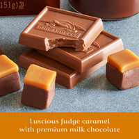 Thumbnail for Ghirardelli Chocolate Squares, Milk Chocolate with Caramel Filling, Individually Wrapped, For Gifts And Special Occasions, Bulk Pack Of 2 Pounds