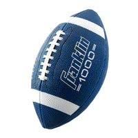 Thumbnail for Franklin Sports Junior Size Football - Grip-Rite Youth Footballs - Extra Grip Synthetic Leather Perfect for Kids - Blue and White