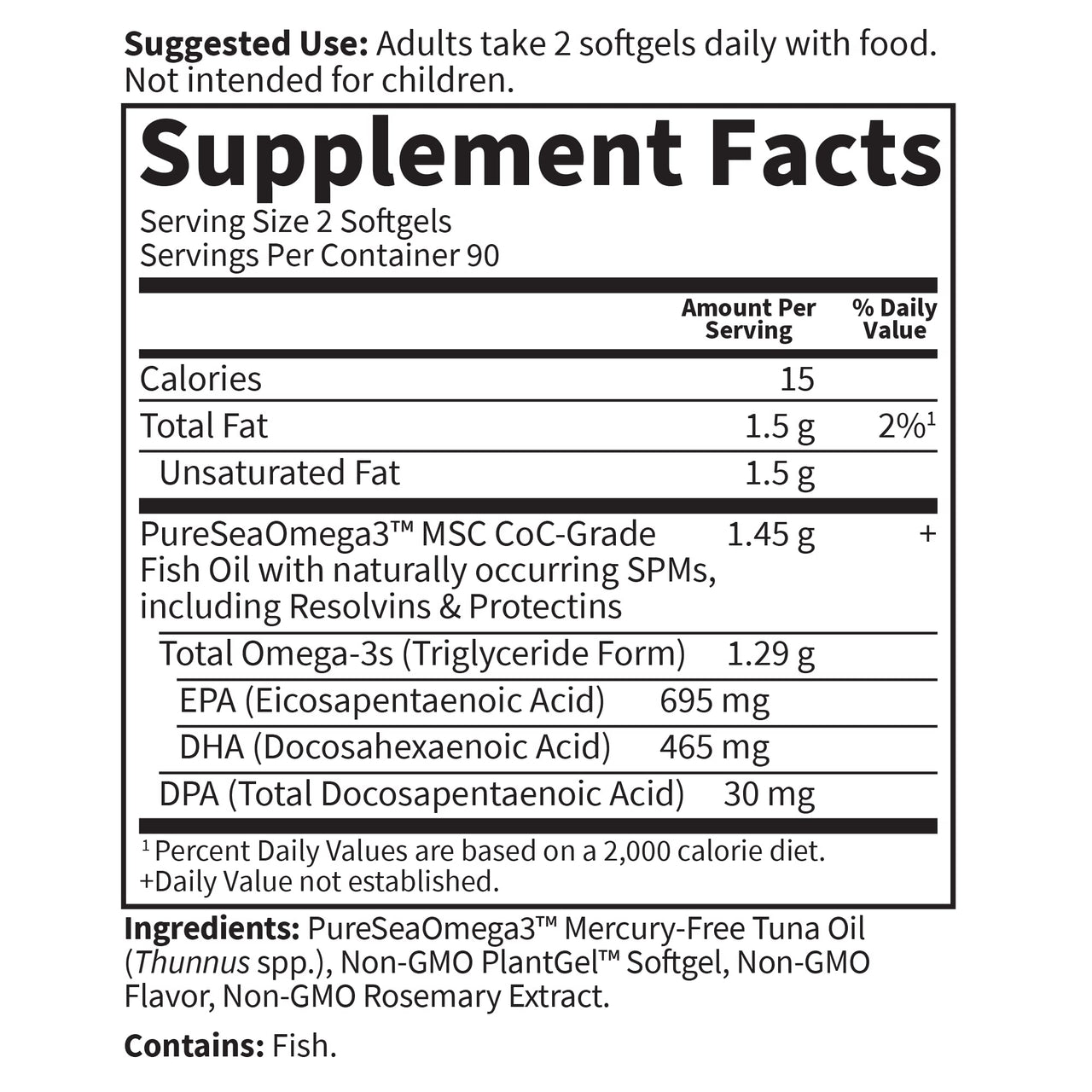Garden of Life Dr. Formulated Advanced Omega Fish Oil, 1,290mg EPA DHA & DPA in Triglyceride Form - Omega 3 Fish Oil Supplement for Heart Health & Brain Support, Non-GMO, Citrus Flavored, 180 Softgels