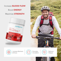Thumbnail for Juvenon BloodFlow-7 Nitric Oxide Supplements for Men & Women - Natural Nitric Oxide Booster with Nitrosigine® + S7® - Blood Flow & Circulation Support (1-Pack)