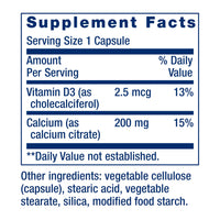 Thumbnail for Life Extension Calcium Citrate with Vitamin D, Super-absorbable Calcium to Support Optimal Bone Health, Gluten-Free, Non-GMO, 200 Capsules