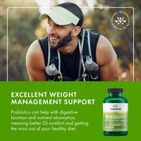 Thumbnail for Swanson Prebiotic for Friendly Flora Support - Digestive Health Supplement - Offers Immune Support* - Contains Prebiotic Fiber - Vegan & Non-GMO - 120 Vegan Capsules