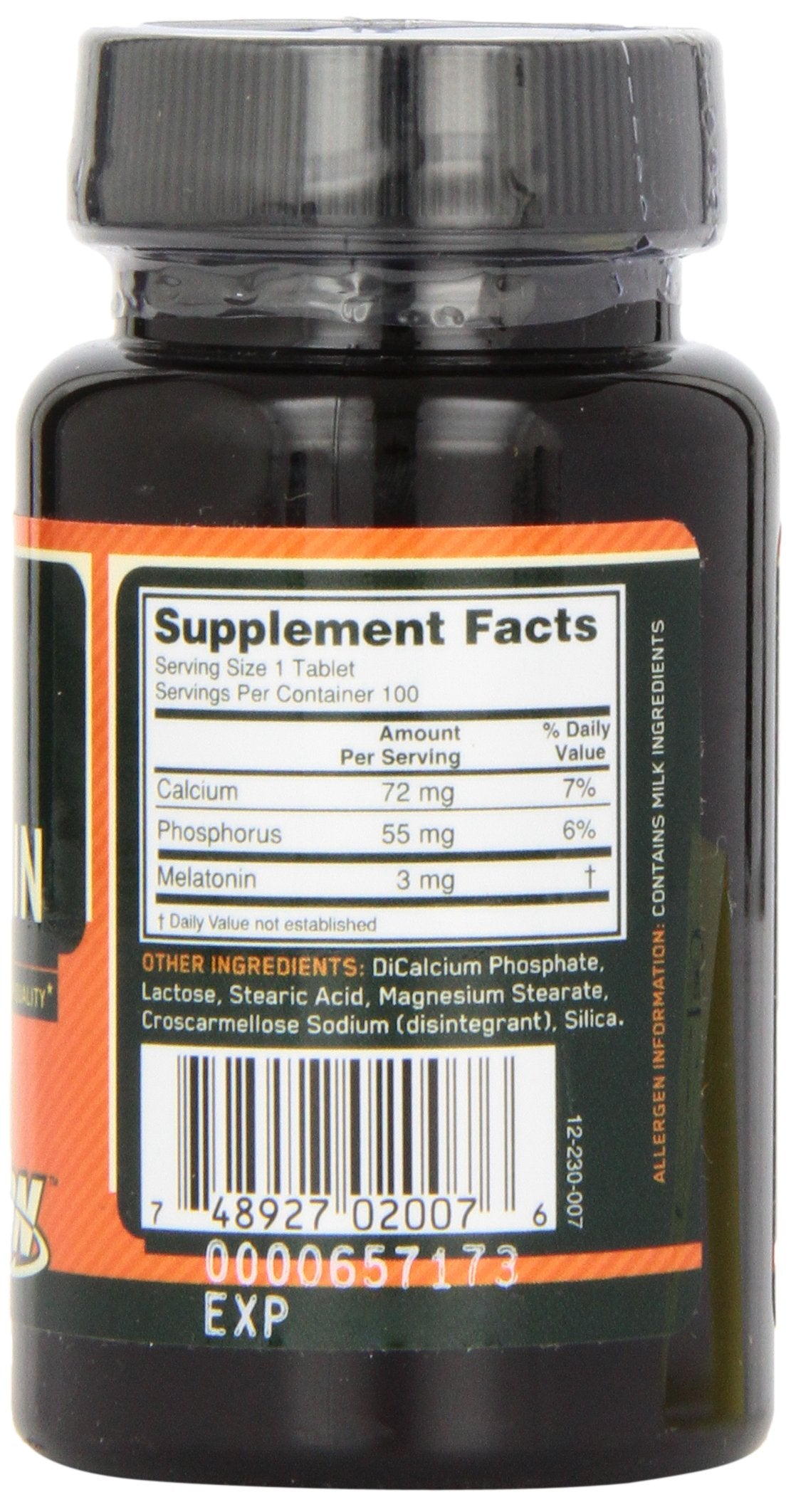 OPTIMUM NUTRITION Melatonin 3mg Tablets, 100 Count
