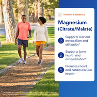 Thumbnail for Pure Encapsulations Magnesium (Citrate/Malate) - Magnesium Supplement to Support Nutrient Utilization, Energy, Bones & Heart Health* - with Magnesium Citrate & Malate - 180 Capsules