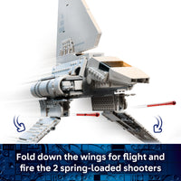 Thumbnail for LEGO Star Wars: The Mandalorian Imperial Lambda-Class Shuttle - Collectible Building Set for Boys & Girls, Ages 14+ - with 5 Minifigures - Gift Idea for Teens - 75459