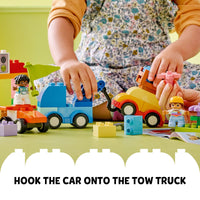 Thumbnail for LEGO DUPLO Classic Cars and Trucks Brick Box Building Blocks - Learning & Educational STEM Toys for Toddlers, Ages 1.5+ Years - Develops Fine Motor Skills - Gift for Toddler Birthday - 10439