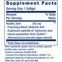 Thumbnail for Life Extension Krill Healthy Joint Formula, Krill Oil, hyaluronic Acid, The carotenoid astaxanthin for Healthy Joints, Healthy Body, Gluten-Free, Non-GMO, 30 softgels