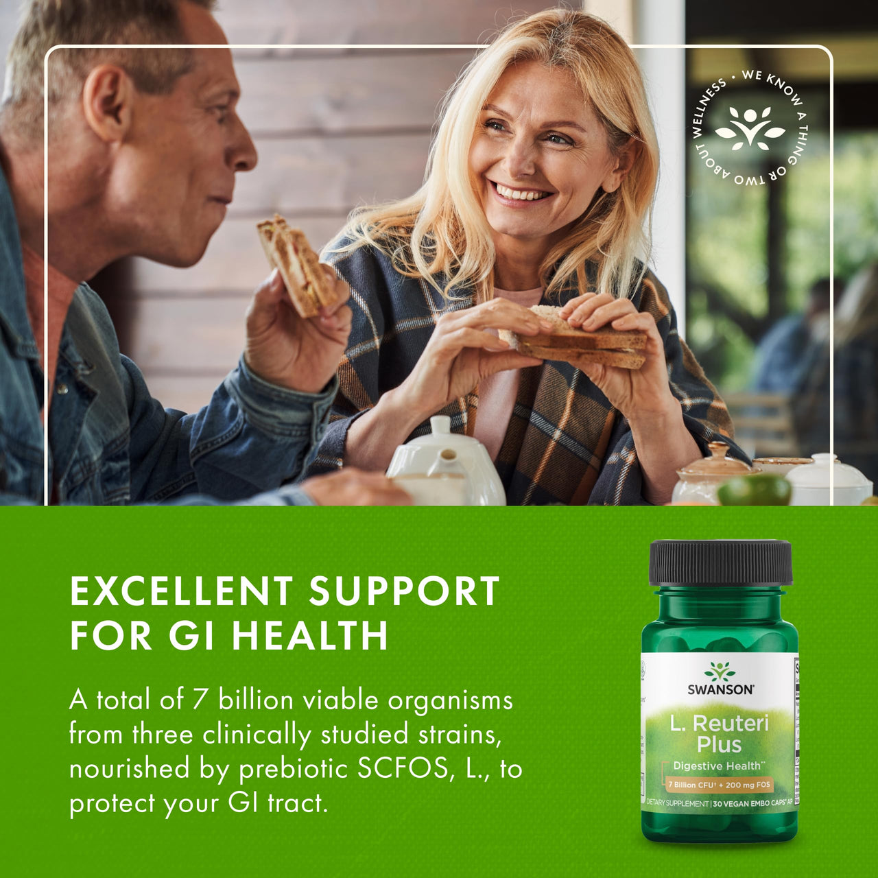 Potassio E Magnesio Probiotici Swanson L. Reuteri Con Rhamnosus E - Foto 8