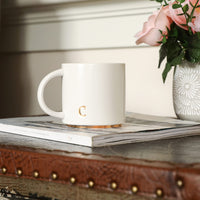 Thumbnail for COLLECTIVE HOME - Monogram Ceramic Mugs, 15 oz Golden Initial Coffee Cups, Elegant Alphabet Tea Mugs, Elegant Personalized Mug with Gift Box, Luxurious Cups for Office and Home (c)