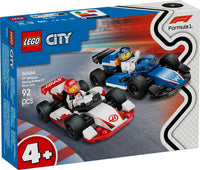 Thumbnail for LEGO 60464 City F1(R) Williams Racing & Haas F1(R) Race Car Combo Toy Toy Birthday Present Blocks Educational Boys Girls Children 4 Years 5 6 Years Old Vehicle Car Mini Car