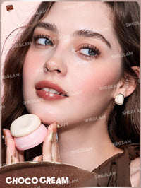 Thumbnail for SHEGLAM Hydra Jelly Pocket Lip Jam Hydrating Nourishing Lip Gloss Moisturizing Lip Makeup-Choco Cream
