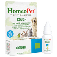 Thumbnail for HomeoPet Cough, Safe and Natural Cough Supplement for Dogs, Cats, and Small Pets, 15 Milliliters