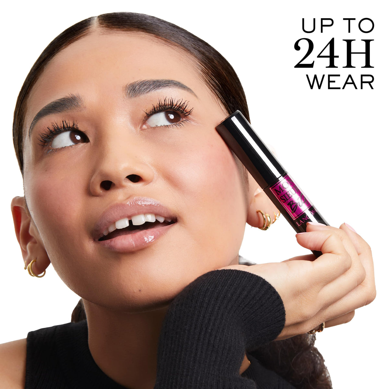 Lancôme Monsieur Big Mascara – Instant Volume Mascara with False Lash Effect – Up to 12x More Volume & 24-Hour Wear - Volumizing & Lengthening - Smudge & Flake Free – Black