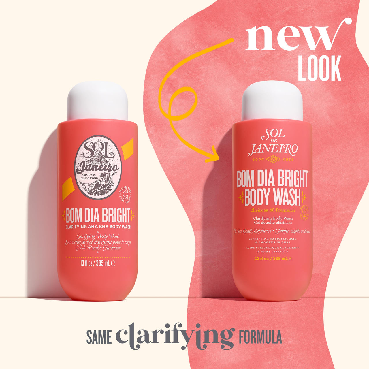 SOL DE JANEIRO Bom Dia Bright Body Wash 90mL/3.0 fl oz.