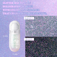 Thumbnail for DAGEDA Body Glitter Gel, Roll-on Face Glitter for Mermaid Makeup Festival Rave Accessories, Holographic Hair Glitter Gel,Body Shimmer Halloween Makeup for Rave Party (Sparkling Pink)