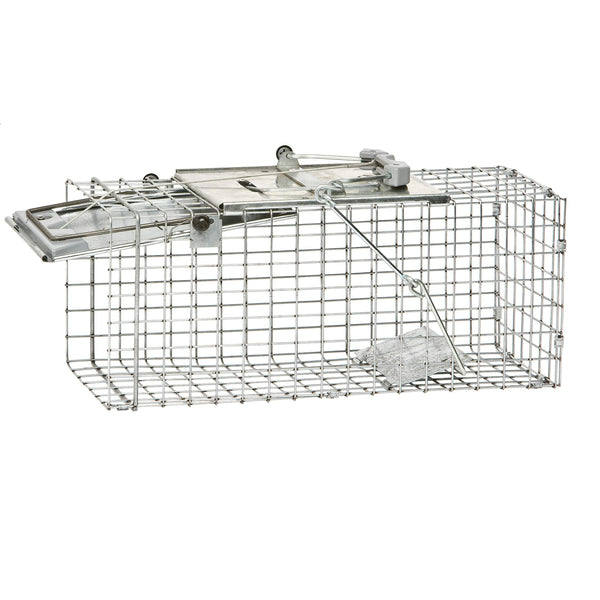 Havahart Easy-Set Catch and Release Small 1-Door Humane Live Animal Trap for Squirrels, Rabbits, Skunks, and Other Small Animals - 1083