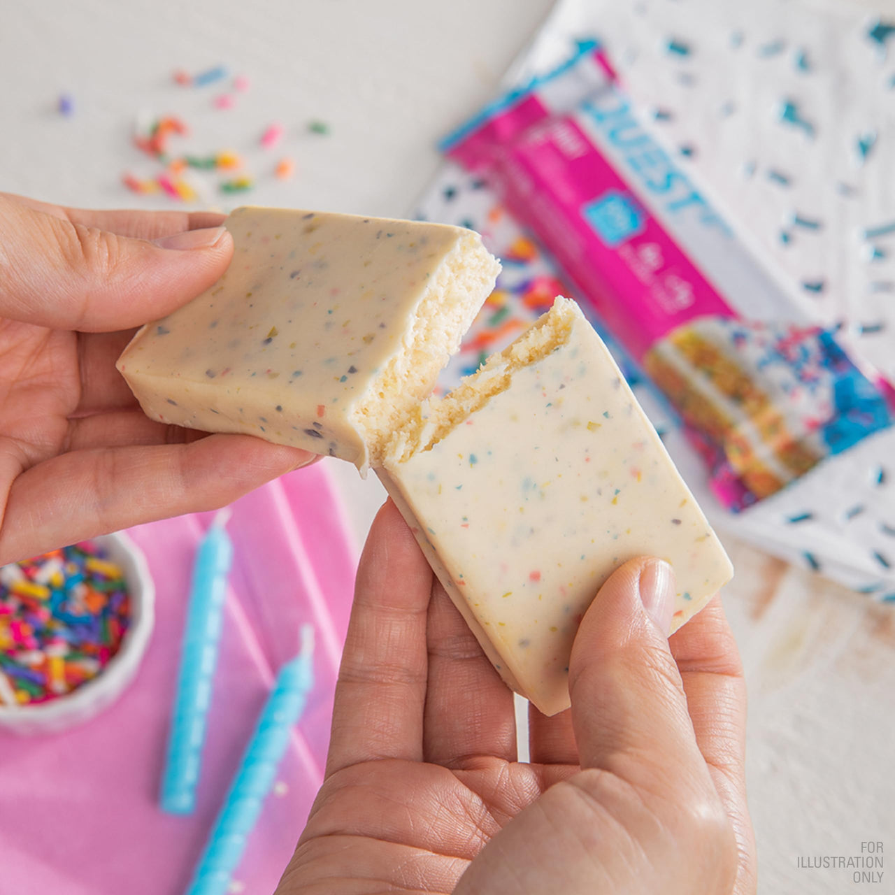 Quest Protein Bar - Birthday Cake (12 Bars)