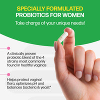 Thumbnail for Culturelle 4-in-1 Probiotics for Women, Daily Probiotic & Prebiotic Supplement to Support Vaginal Health, Digestive Health, Immune Health, Occasional Diarrhea, Gas & Bloating Relief, Non-GMO, 30 Count