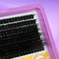 Thumbnail for C Curl Lash Clusters Extensions 280 Pcs Individual Eye lash Clusters 100D Cluster Eyelash Lashes Wispy Clusters Lashes Makeup at Home - DIY Lash Extension Kit for Self Application (9-18MM) Mix