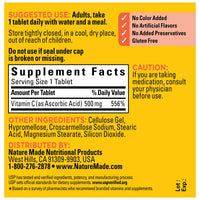Thumbnail for Nature Made Vitamin C 500 mg Tablets, Dietary Supplement, Vitamin C for Immune Support, 100 Tablets, 100 Day Supply