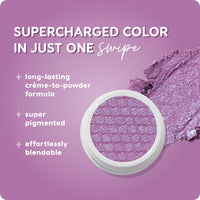 Thumbnail for ColourPop Super Shock Shadow - High-Pigment, Crème-Powder Eye Makeup - Single Glitter Eyeshadow with Minimal Fallout and Unique Bouncy Texture - Metallic Purple Eyeshadow - Ripple (0.07 oz)