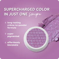 Thumbnail for ColourPop Super Shock Shadow - High-Pigment, Crème-Powder Eye Makeup - Single Glitter Eyeshadow with Minimal Fallout and Unique Bouncy Texture - Metallic Purple Eyeshadow - Ripple (0.07 oz)
