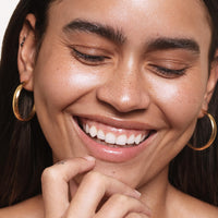 Thumbnail for Saie Glowy Super Gel Lightweight Illuminator, Starglow Duo - Luminizer for Glowing Skin, Wear Alone or Under Makeup - Includes Full Size (1 fl oz) + Mini (0.5 fl oz)