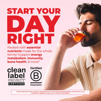 Thumbnail for MARYRUTH'S Multivitamin for Women, Men & Kids | Liquid Morning Multivitamin | Vitamin A C D E B6 B12 Biotin Zinc | Beauty | Vegan | Non-GMO | Gluten Free | 15 Servings