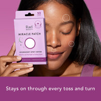 Thumbnail for Rael Pimple Patches - Miracle Overnight Spot Cover, Thicker & Extra Adhesion, Hydrocolloid Acne Pimple Patch for Face, Zits & Blemishes, Korean Skin Care, 3 Sizes (104 Count)