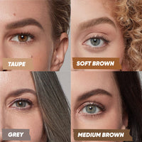 Thumbnail for Kosas Brow Pop - Longwear Eyebrow Makeup, Dual-Sided Defining Pencil with Castor Oil for Soft, Natural Look of Real Hair -Grey