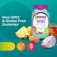 Thumbnail for Centrum Women’s Multivitamin Gummies, Immune, Energy, Healthy Appearance Support, 100 Count, 50 Day Supply