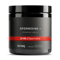 Thumbnail for Toniiq 22mg Ultra Concentrated Spermidine Supplement -Spermidine Supplements for Men and Women - Rice Germ Extract and Trihydrochloride Complex Blend - 60 Vegetarian Capsules - 30 Servings