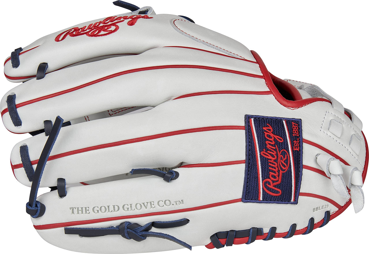 Rawlings | LIBERTY ADVANCED Fastpitch Softball Glove | 12" | 1 Piece Solid Web | Left Hand Throw