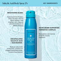 Thumbnail for Naturium Salicylic Acid Body Spray 2%, Blemish-Fighting & Pore Treatment, with Niacinamide Plus Encapsulated Salicylic Acid, 4 oz