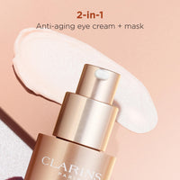 Thumbnail for Clarins Total Eye Smooth | 2-In-1 Anti-Aging Eye Cream and 10-Minute Eye Mask | Minimizes Appearance Of Wrinkles, Dark Circles and Puffiness | Visibly Firms and Smoothes | All Skin Types | 0.5 Ounces