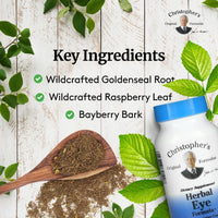 Thumbnail for Christopher's Original Formulas Herbal Eye Formula - Eye Vitamins for Sight Care - Natural Eye Support Supplement with Whole Food Herbs for Optimal Visual Acuity
